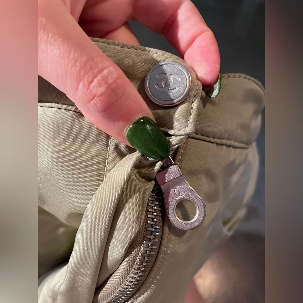 Chanel Vintage Sports Winter Women's Beige Pants - Picture 12 of 15